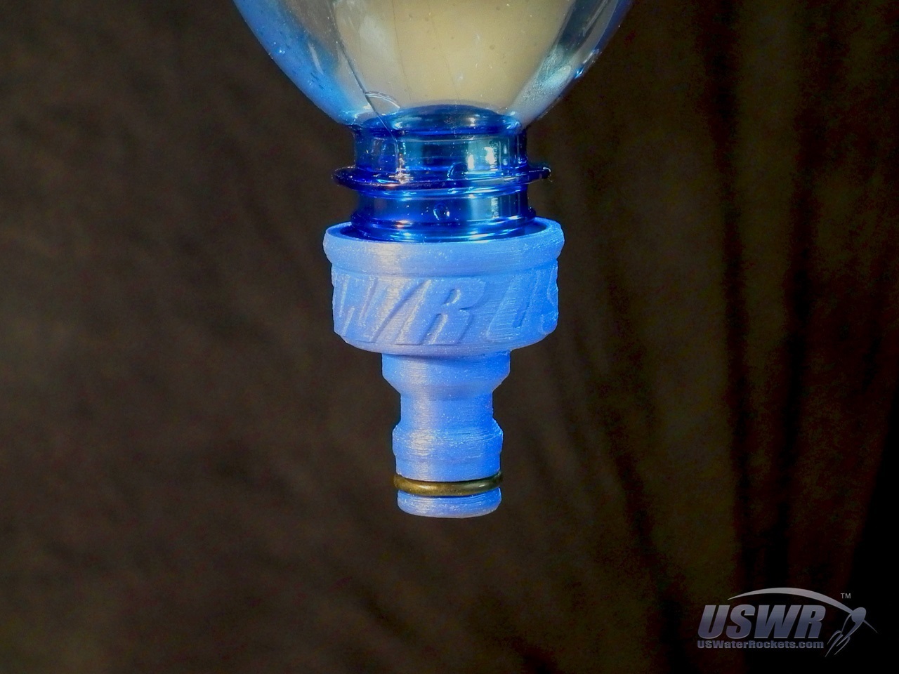 This 3D Printed Nozzle is used for Water Rockets.