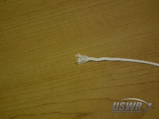 If you use nylon twine the ends will eventually fray. This can be avoided by fusing them.