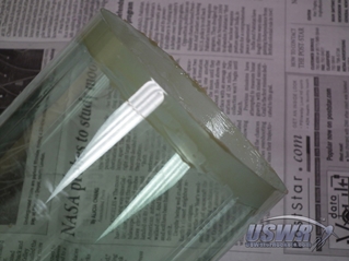 Dispense enough PL Premium to completely coat the sanded area with a translucent thin coating.