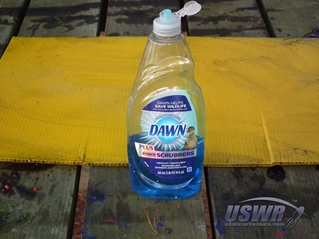 Wash the corriflute with dish soap and water to remove the leftover oils.