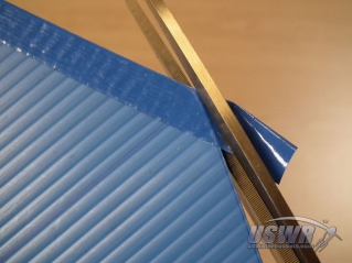 Trim off any excess tape.