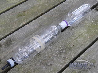 The testing rig used to pressure test each finished coupler.