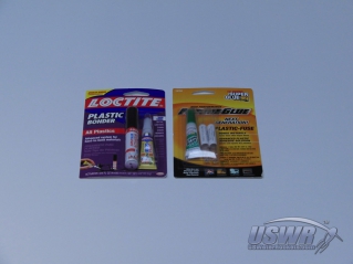 The special glue that bonds difficult plastics.