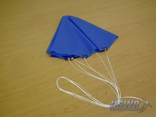 The Water Rocket parachute is complete and ready for use.