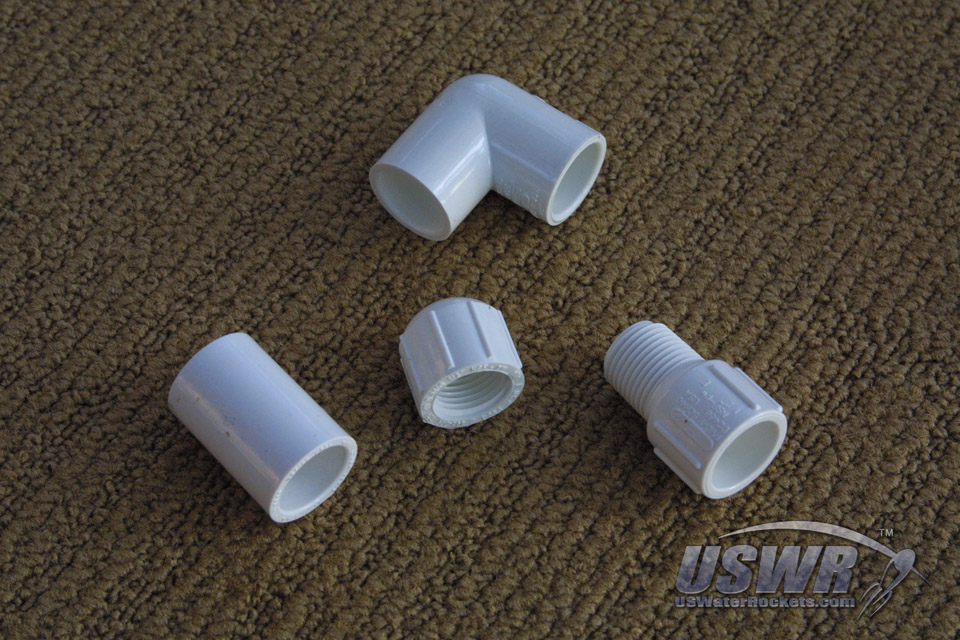 You will need a small number of PVC fittings for the launcher.