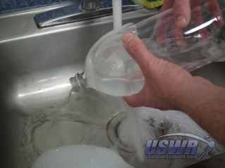 Rinse off all soap suds until completely clean.