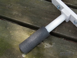 We added a scrap of foam pipe insultation to the hand grip to make it more comfortable.