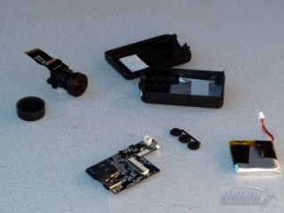 The Mobius Action Camera was dismantled so that the innards could be transplanted into a more suitable enclosure which we would design and 3D Print.