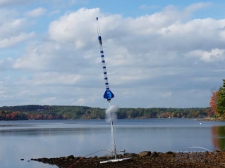 The Tower Camera is Launched on a Test Flight.