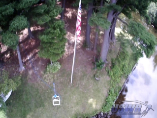 Aerial View of Water Rocket Launch taken using a Remote Controlled Quadrotor.